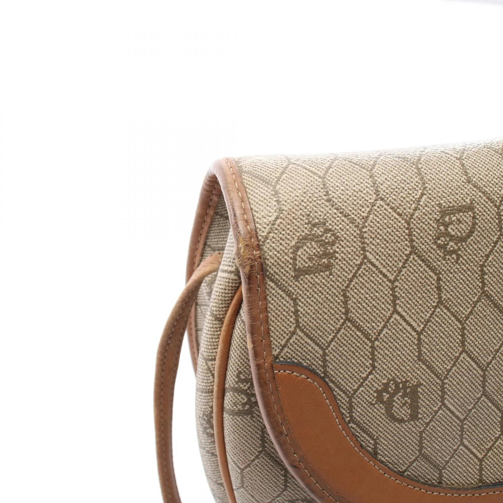 CHRISTIAN DIOR Brown Leather Shoulder Bag - Picture 9 of 10